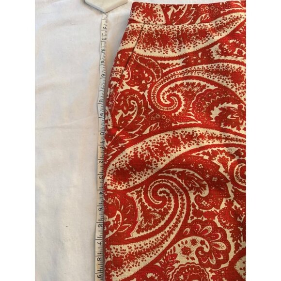 Vintage J. Crew Paisley Pencil Skirt - Picture 4 of 7